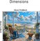Paint By Numbers Beach Landscape Kit for Adults Beginners – 16x20 Inch DIY Acrylic Canvas Painting Set, Easy Coastal Wall Art Craft for Home Decor & Gift